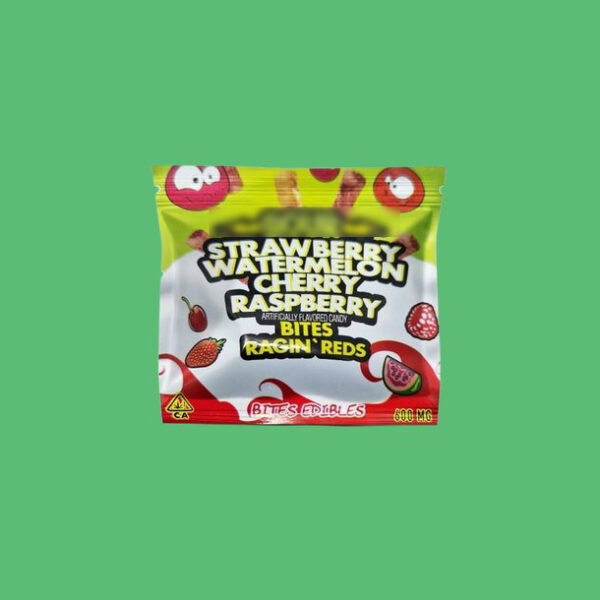 Buy Sour Strawberry, Cherry, Watermelon, Raspberry Bites (Edibles) - UK online dispensary