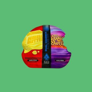 Buy Dual Chamber THC Vape Pen 0.5+0.5ml BERNIEHANA BUTTER & TEQUILA SUNRISE (Vapes) - UK online dispensary