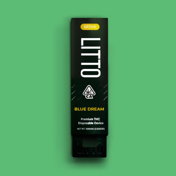 Buy THC Vape Pen LITTO Blue Dream 1 ML Sativa (Vapes) - UK online dispensary