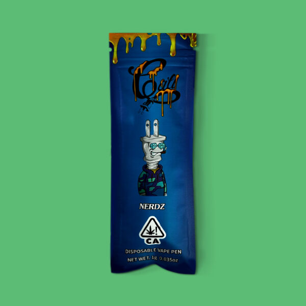 Buy THC Vape Pen Cali NERDZ 1 ML (Vapes) - UK online dispensary